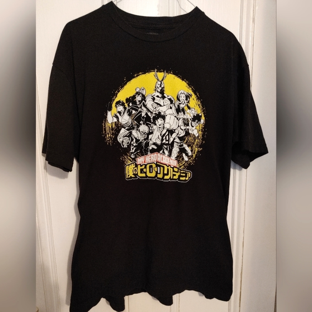 My Hero Academia shirt awesome graphic tee manga series animation Large anime